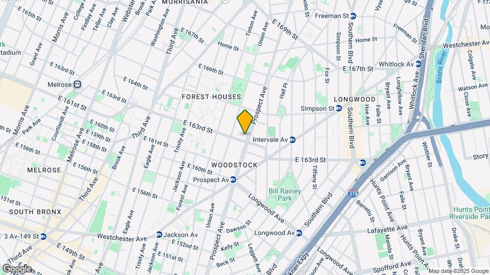 951 Prospect Ave Map and Location Details