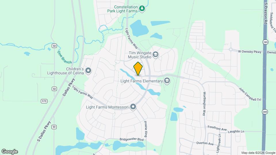 1306 Cypress Creek Way Map and Location Details