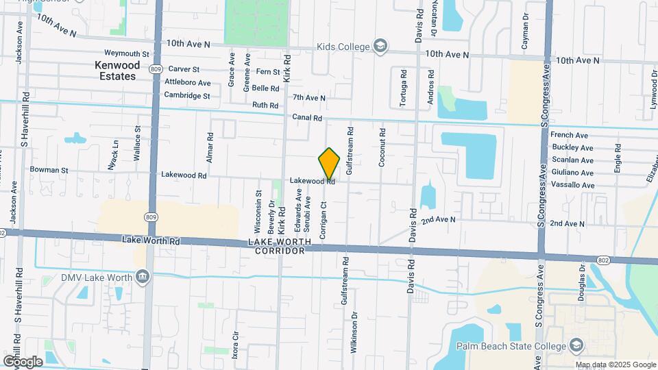 3890 Lakewood Rd Map and Location Details