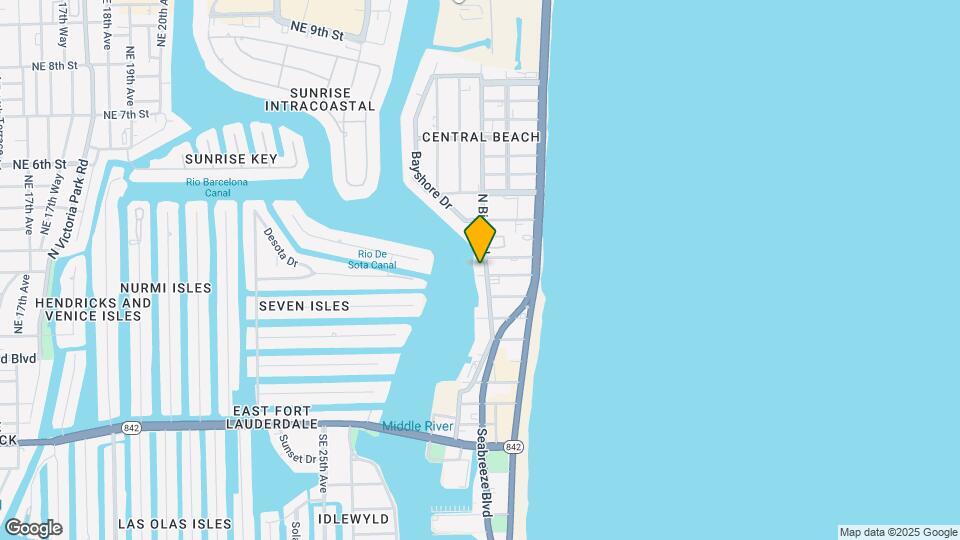 301 N Birch Rd Map and Location Details