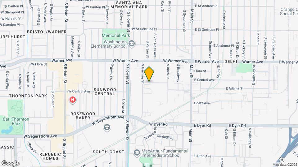 446 E Central Ave, Unit main Mapa y Detalles de la Ubicación