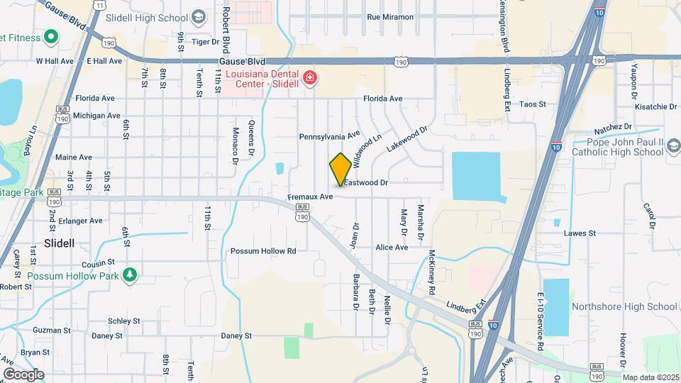 1458 Fremaux Ave, Unit 2 Map and Location Details