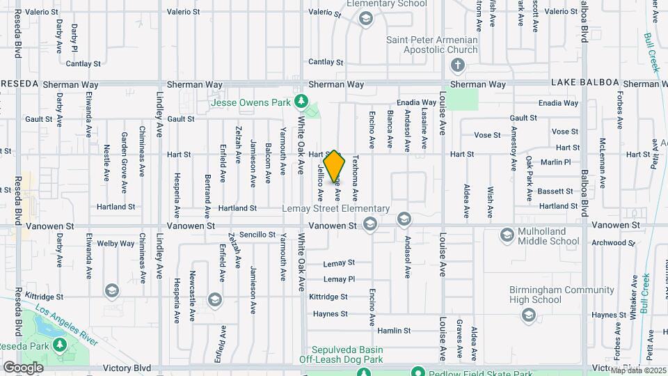6903 Shoshone Ave Mapa y Detalles de la Ubicación