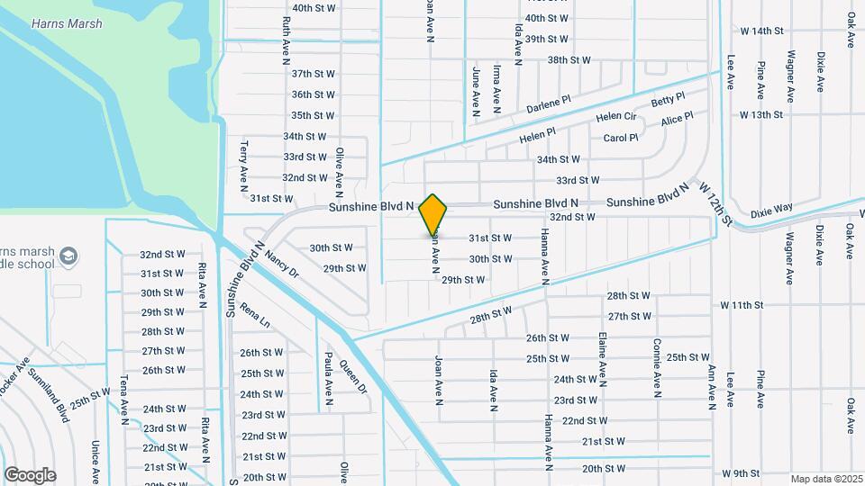 3001 31st St W Map and Location Details