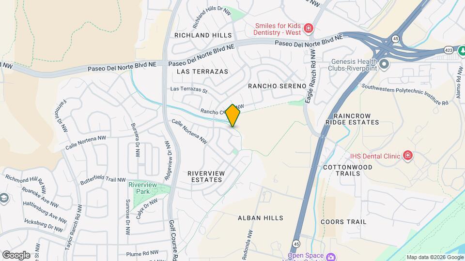 4119 Rancho Largo Rd NW Map and Location Details
