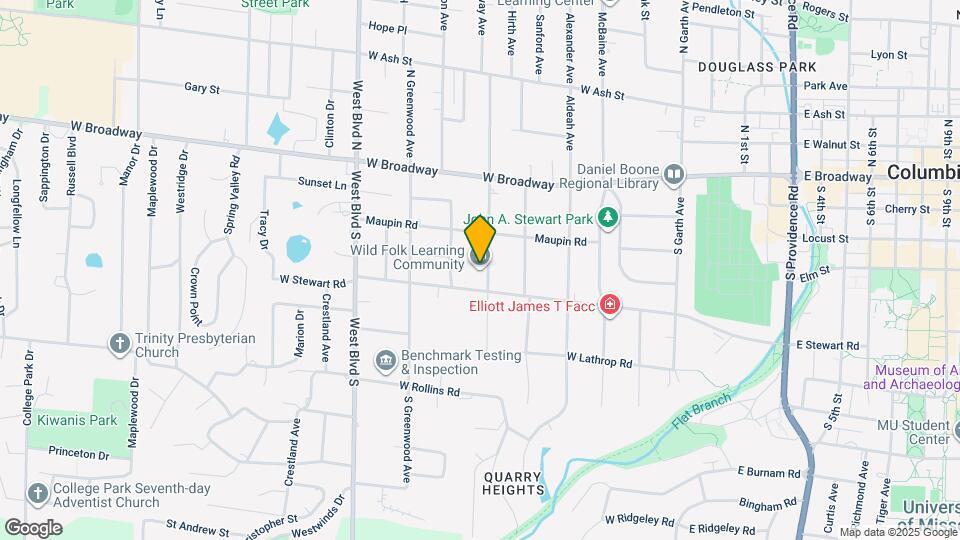 303 S Glenwood Ave Map and Location Details