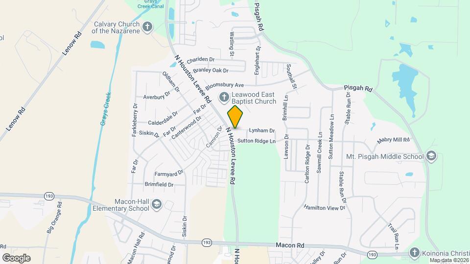 10053 Lynham Cove Map and Location Details