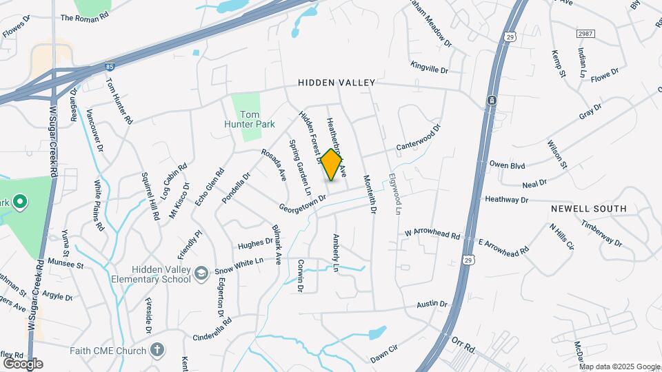 6310 Hidden Forest Dr Map and Location Details