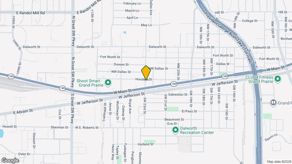 2223 Houston St Map and Location Details