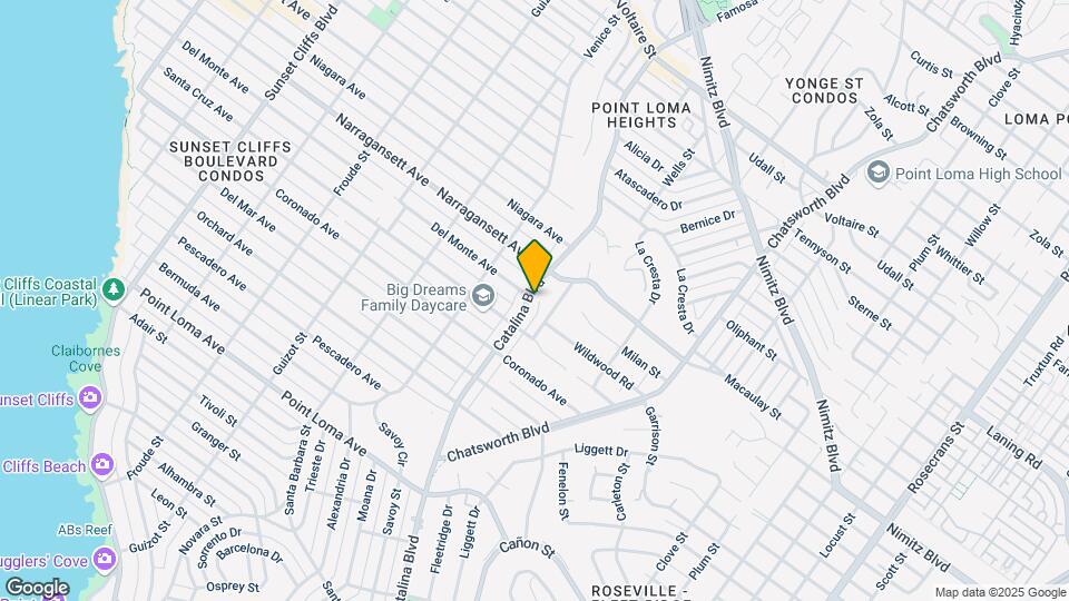 1751 Catalina Blvd Map and Location Details