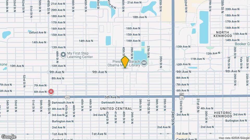 3971-unit 1/2 9th Ave N Map and Location Details