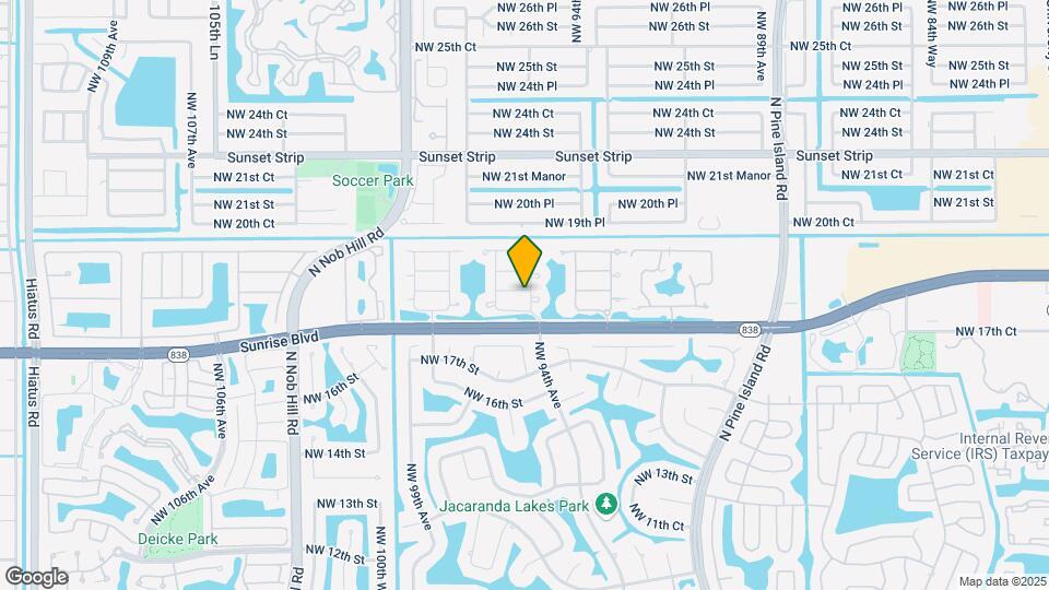9420 NW 18th Pl Map and Location Details