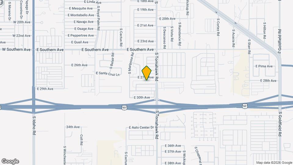 1462 E 28th Ave, Unit Unit #1 Map and Location Details