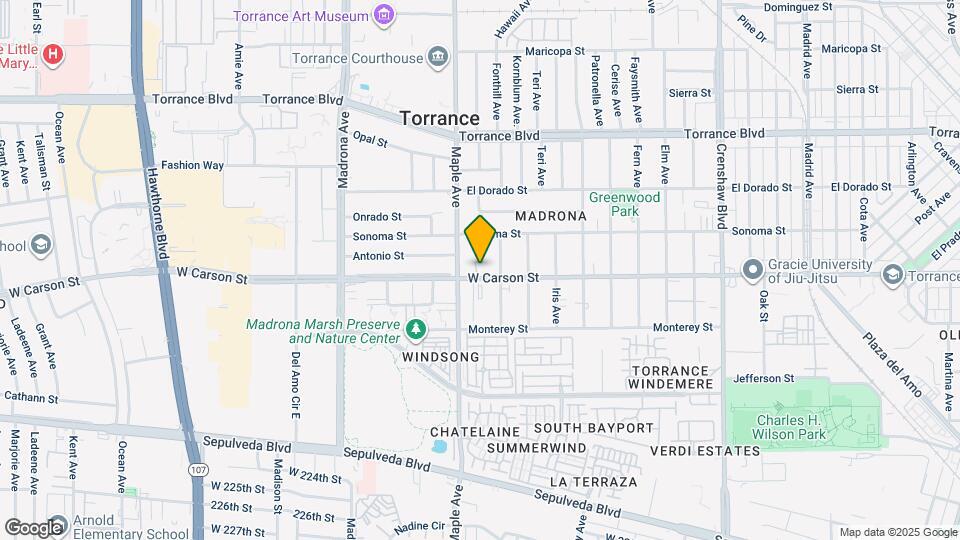 2935 W Carson St Map and Location Details