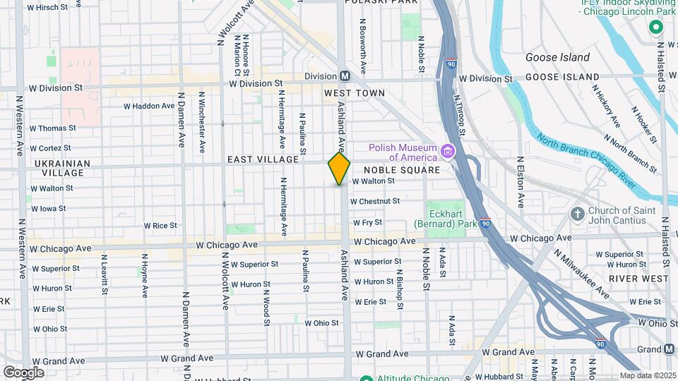 916 N Ashland Ave Map and Location Details