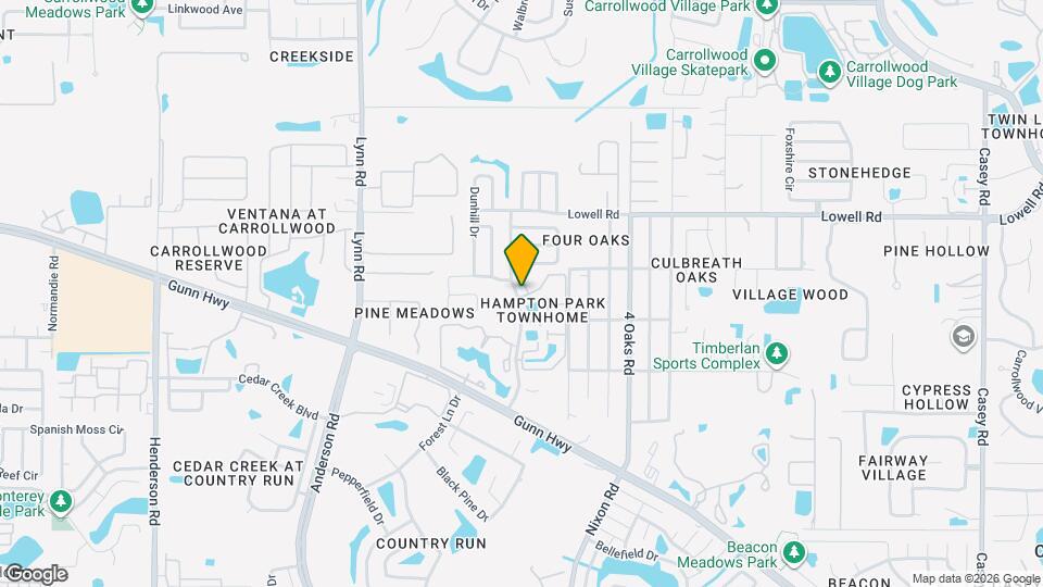 12702 Raeburn Way Mapa y Detalles de la Ubicación