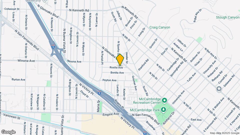 1818 Rosita Ave Map and Location Details