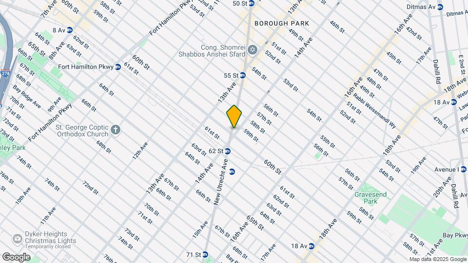 5915 New Utrecht Ave Map and Location Details
