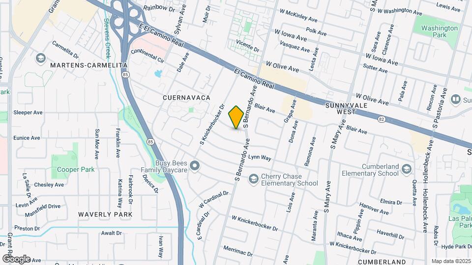 1224 Brookfield St Map and Location Details