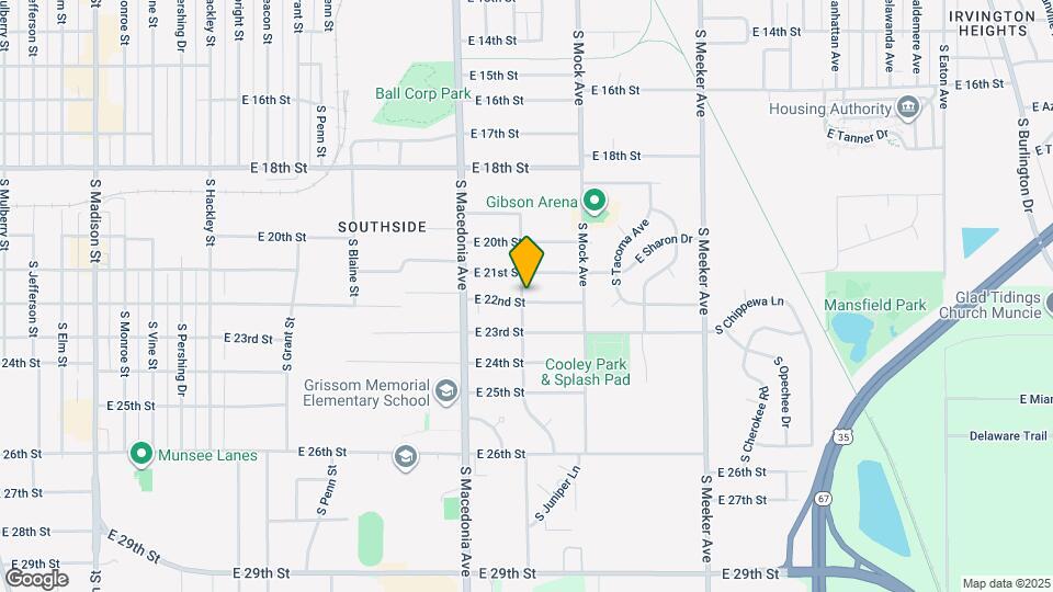 1900 E 22nd St Map and Location Details