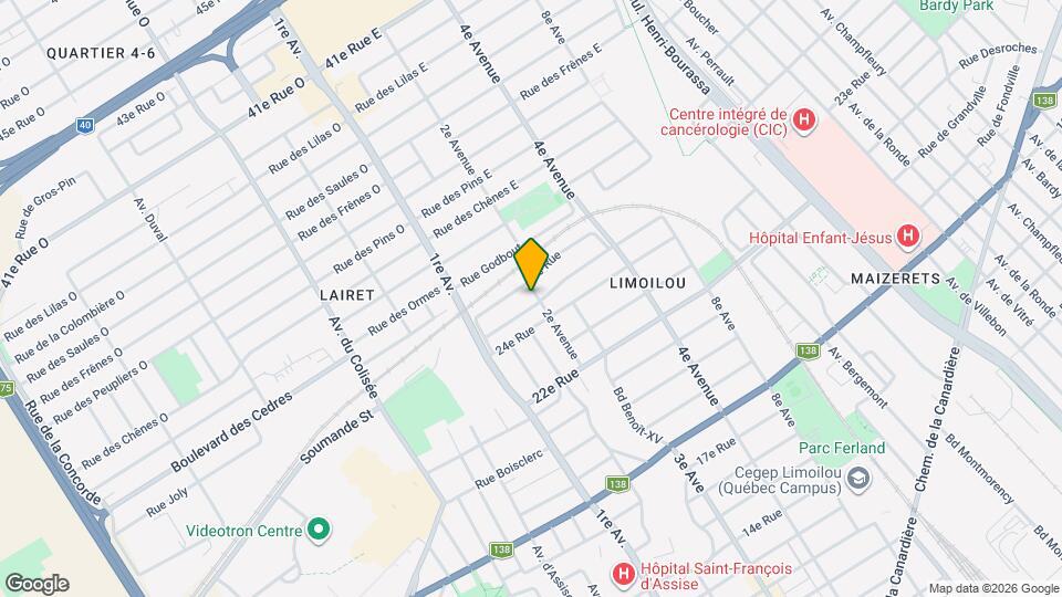 2525-2555 2E Av Map and Location Details