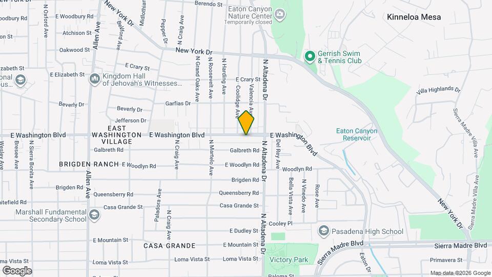 2452 E Washington Blvd Mapa y Detalles de la Ubicación