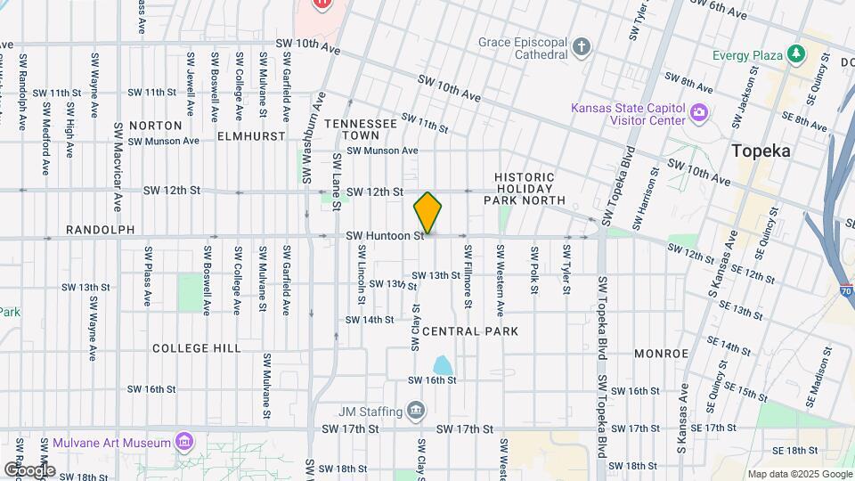 1245 SW Clay St Map and Location Details