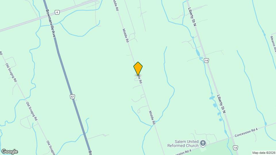 4432 Middle Rd Map and Location Details