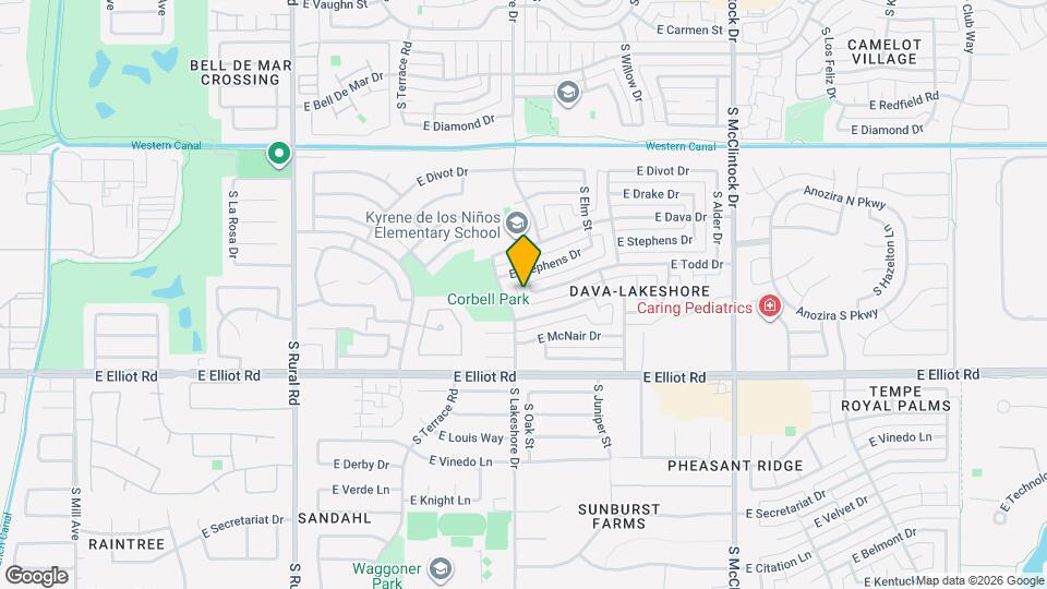 7314 S Oak St Mapa y Detalles de la Ubicación