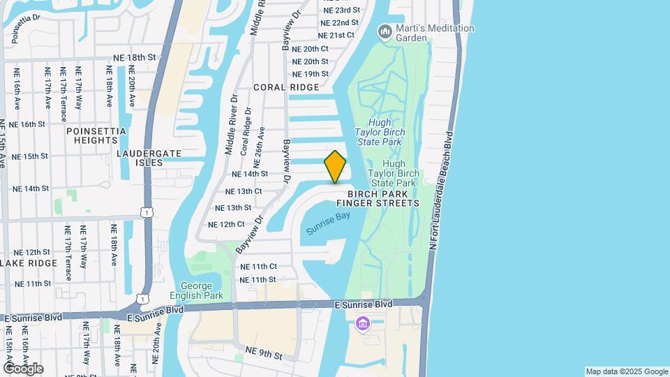 1319 Seminole Dr Mapa y Detalles de la Ubicación