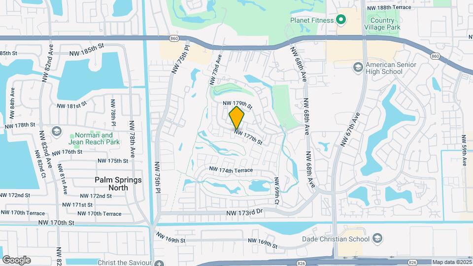 7080 NW 177th St Map and Location Details