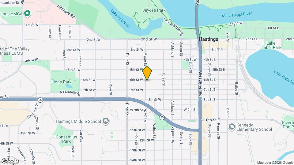 551 6th St W Map and Location Details