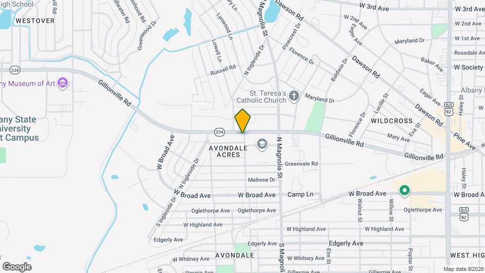 1800 Gillionville Rd Map and Location Details