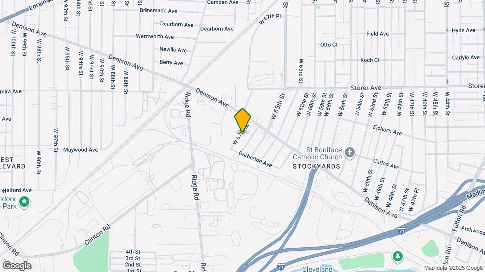 3555 W 67th St Map and Location Details