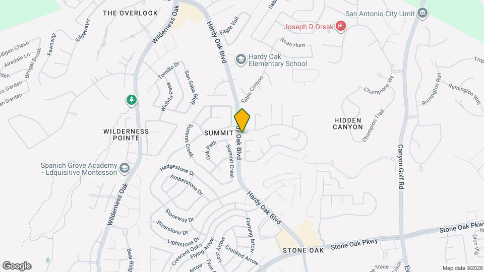 22335 Mesa Knoll Map and Location Details