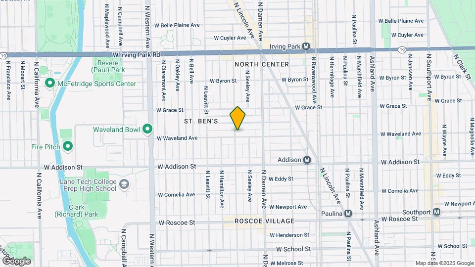 3701-3711 N Hoyne Ave Mapa y Detalles de la Ubicación
