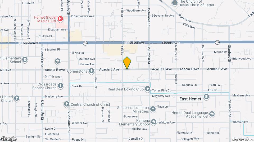 40781 Acacia E Ave Map and Location Details