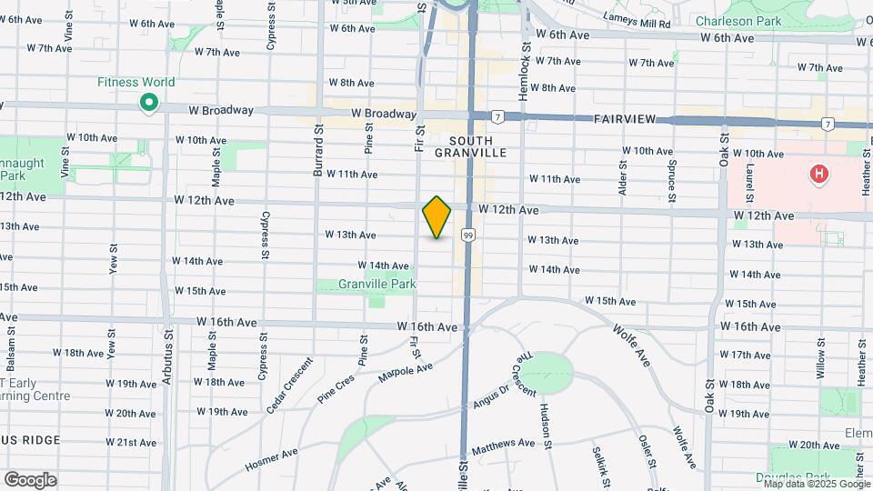 1560 W 13th Ave Map and Location Details