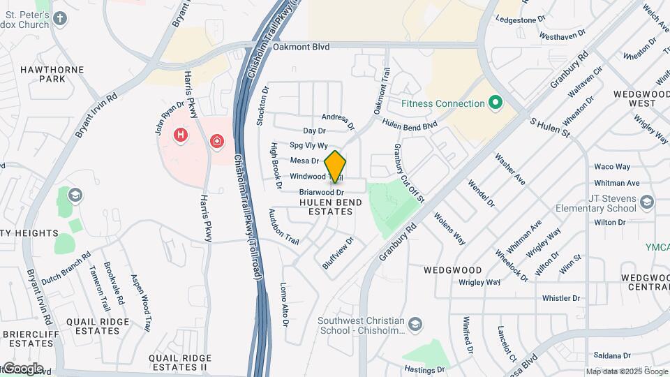 6812 Briarwood Dr Map and Location Details