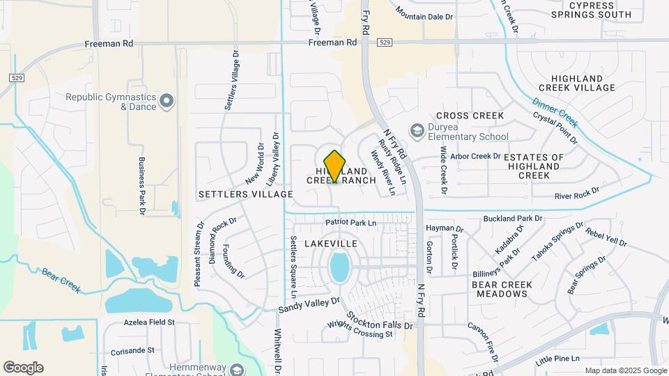 6626 Barker Bend Ln Map and Location Details