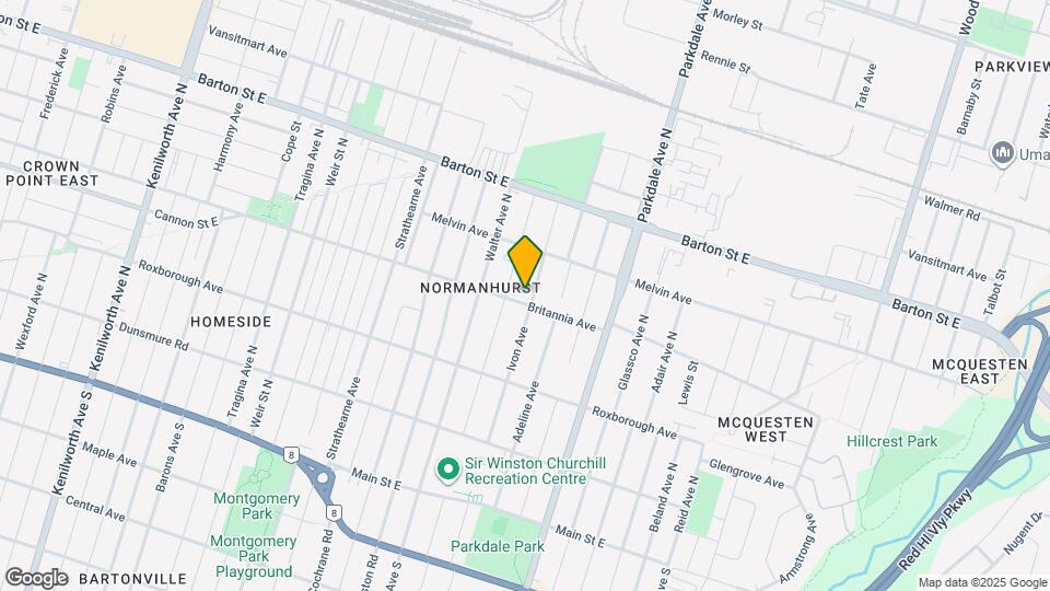 205 Ivon Ave Map and Location Details