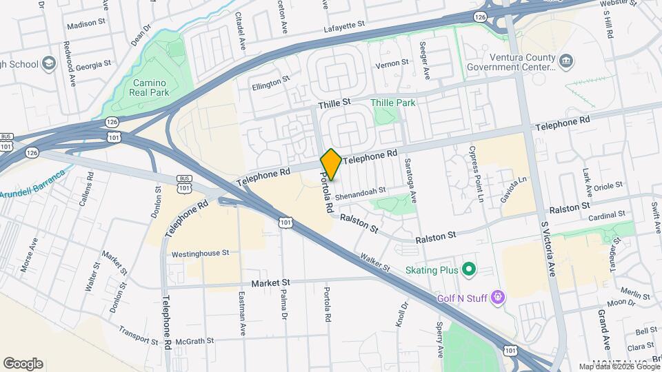 1202 Portola Rd Map and Location Details