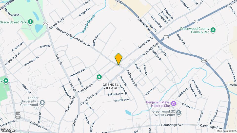 421 Cokesbury St Map and Location Details