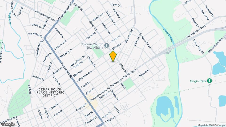 2013 E Oak St Map and Location Details