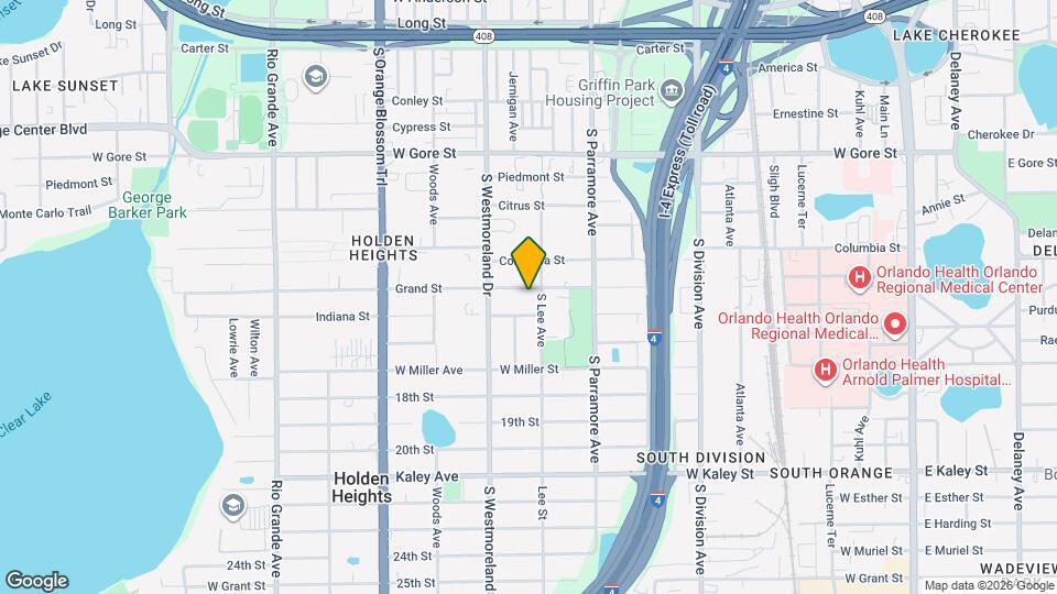 912 Grand St Map and Location Details