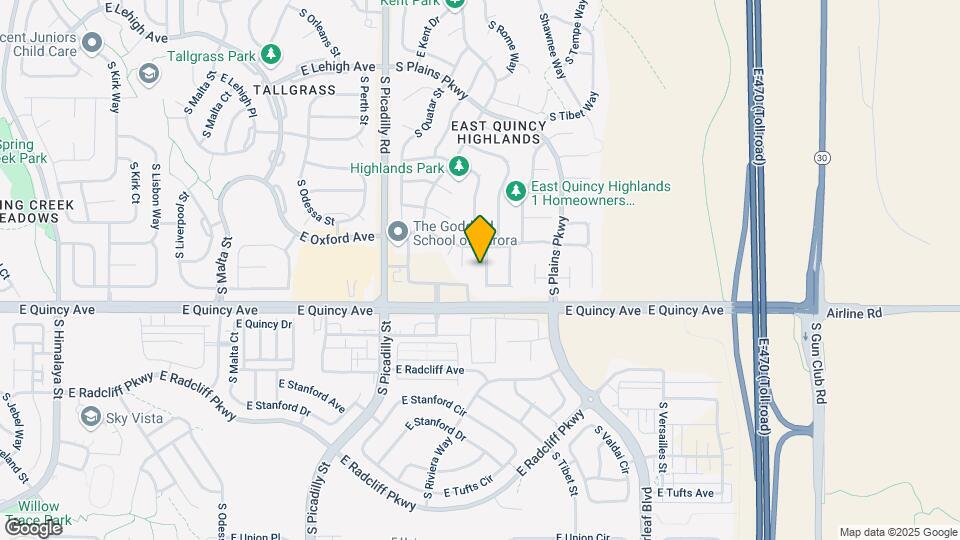 22042 E Princeton Cir Map and Location Details