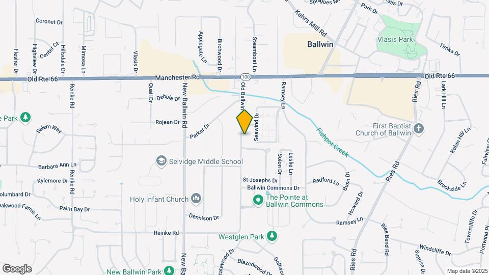 138 Old Ballwin Rd Map and Location Details