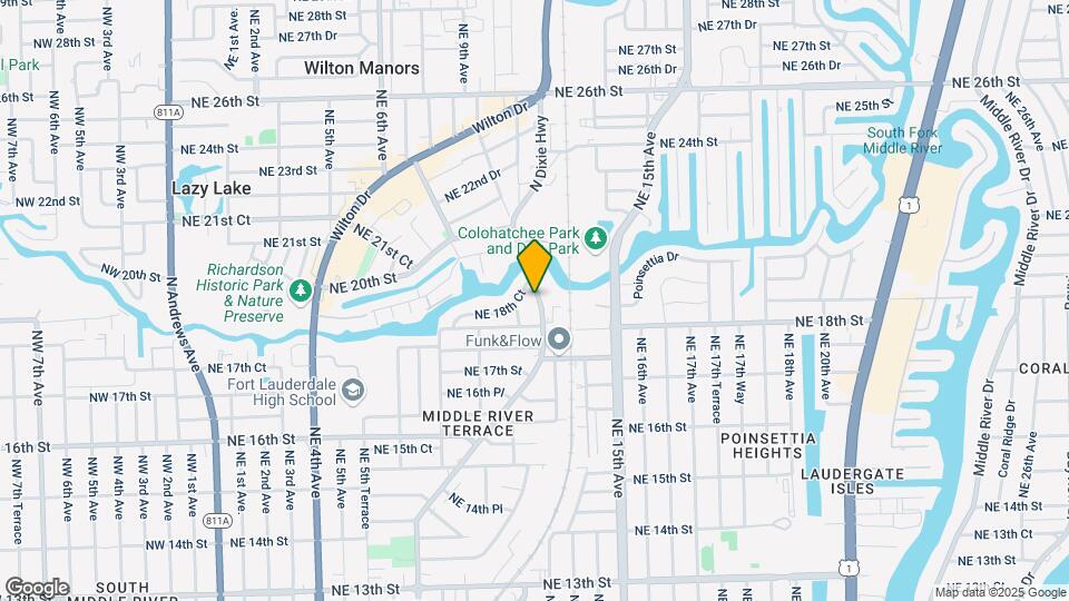1827 N Dixie Hwy Map and Location Details
