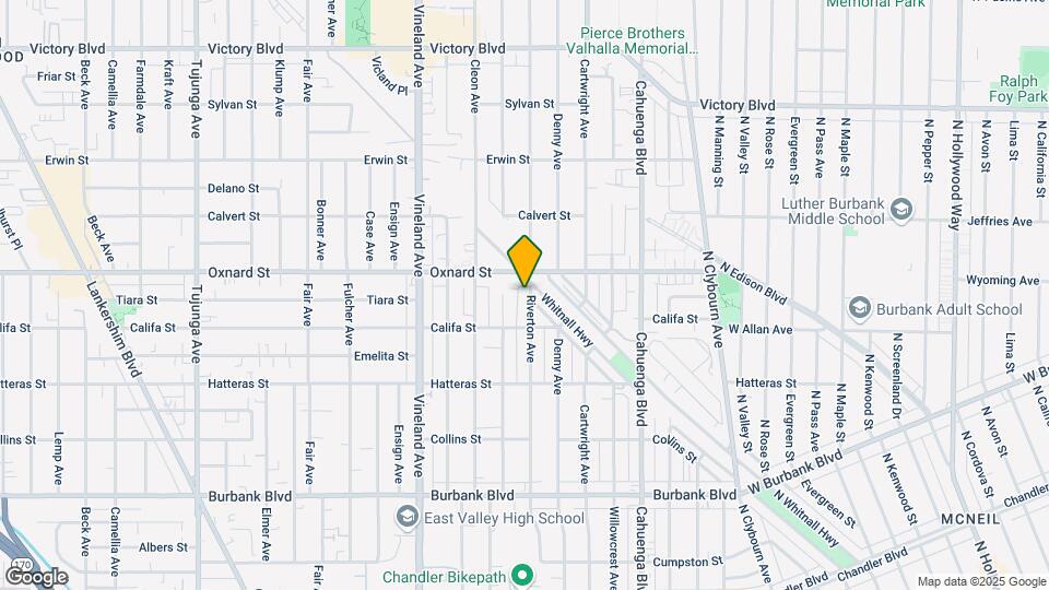 5939 Riverton Ave Map and Location Details