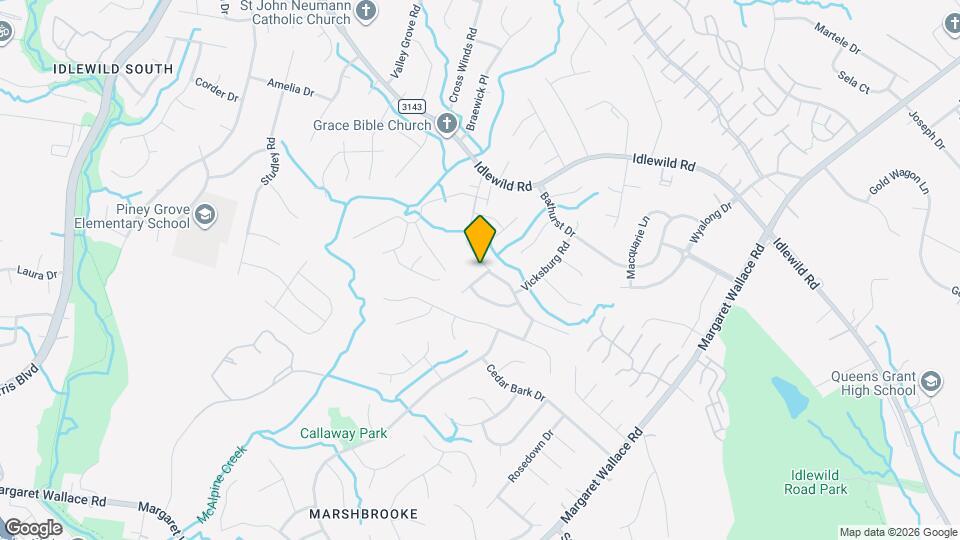 9026 Tibble Creek Way Map and Location Details
